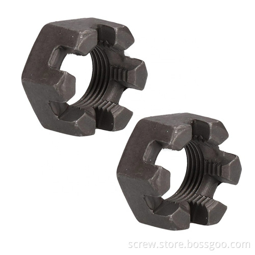 T Hexagon Slotted Castle Nuts For Extruded Aluminum